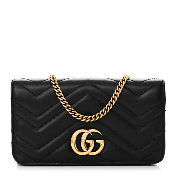 Gucci Calfskin Matelasse Gg Marmont #187564G89B - Picture 1 of 10
